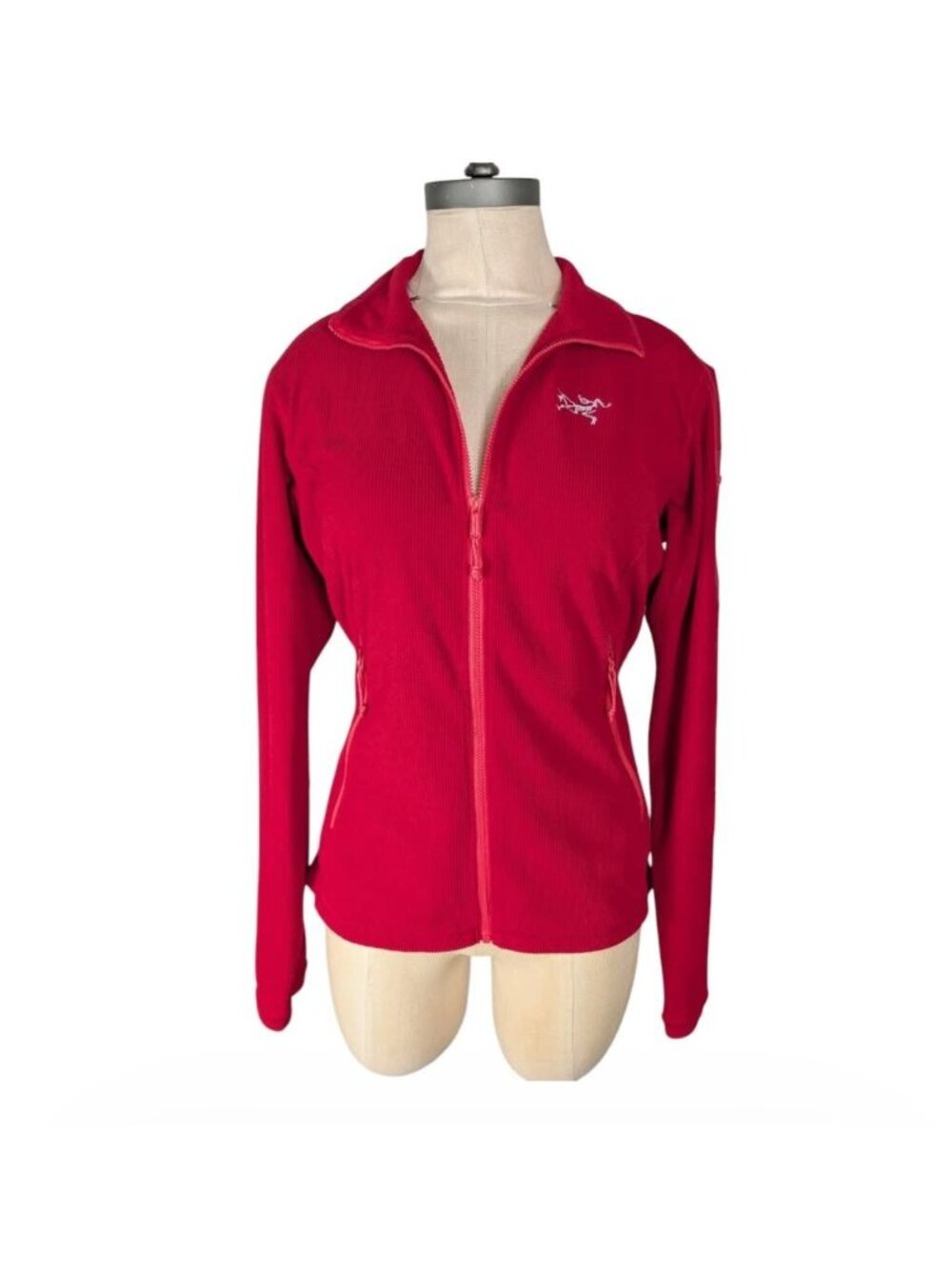 Arc'teryx Women's Red Full Zip Fleece Jacket Size M Outdoor Wear